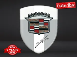 Cadillac Badge Silicone Sport Premium Style Course Bombé ST